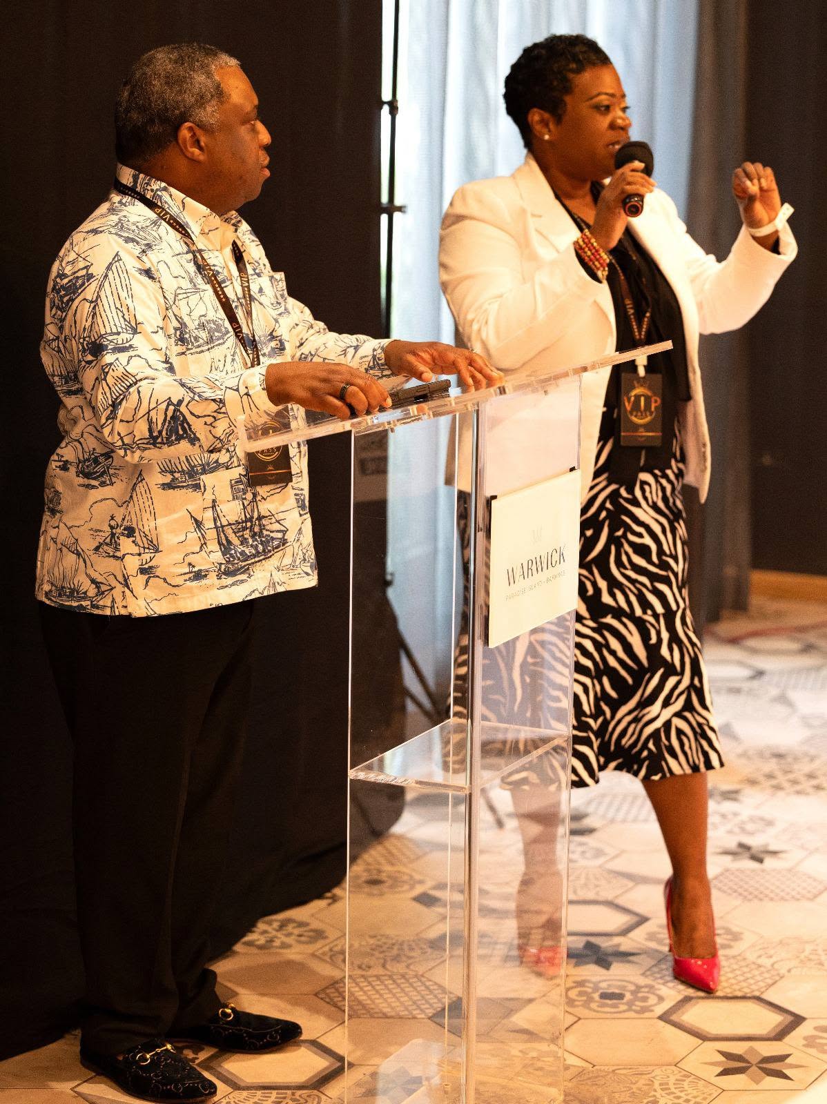 Cheryl ministering